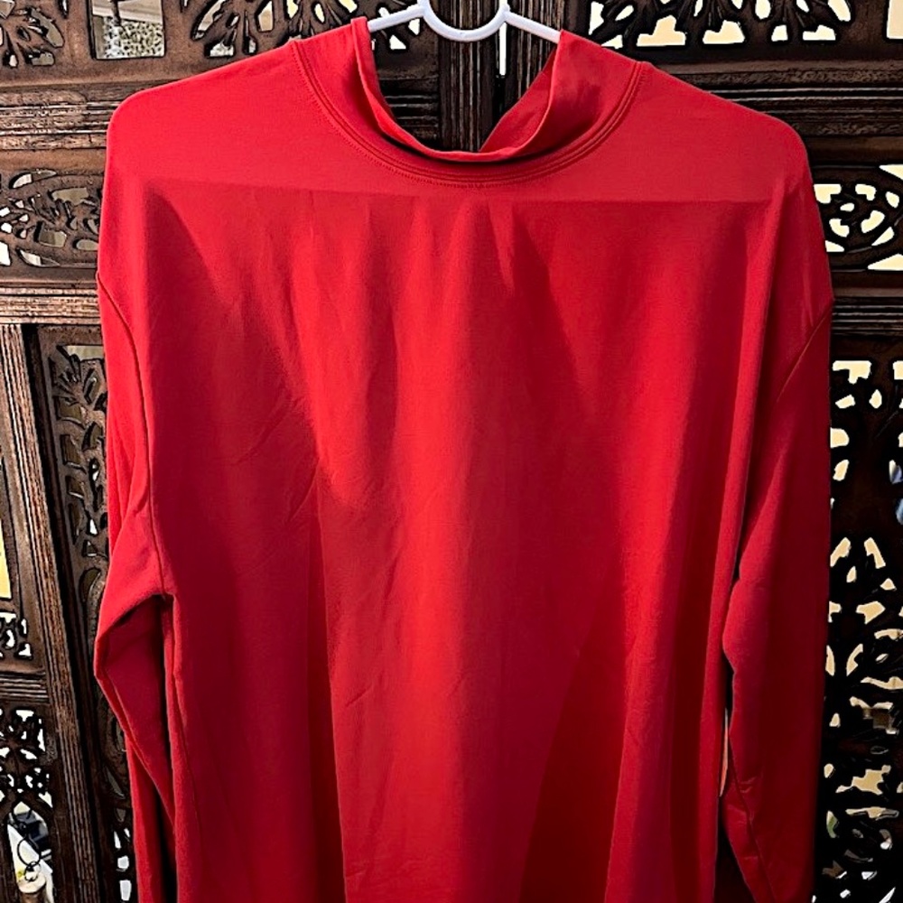 EMERGE RAPIDRY ORANGE LONG SLEEVE ATHLETIC SHIRT XXL NWT